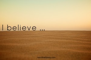 I believe